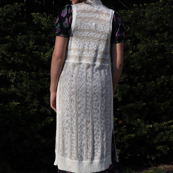 NWT Gap Long Knit Vest - Picture 3 of 4